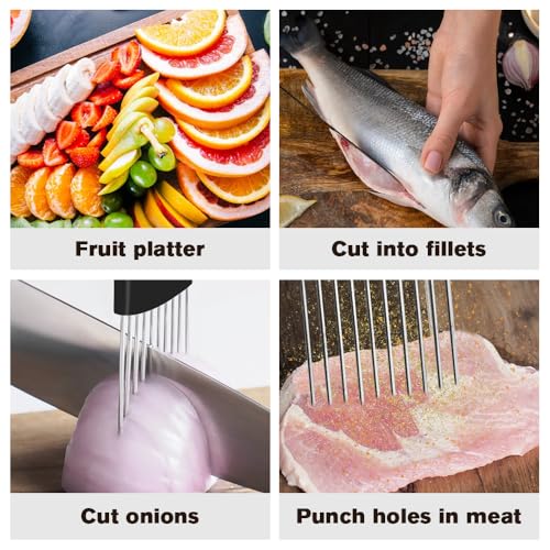 Stainless Steel Onion Slice Holder (A-2Pcs)