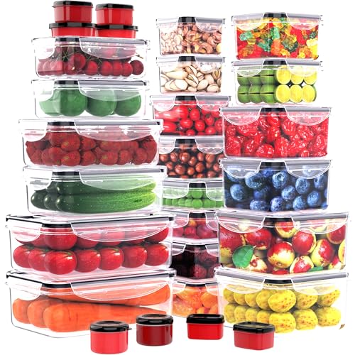 56 PCS Food Storage Containers with Lids Airtight (56 Pcs)