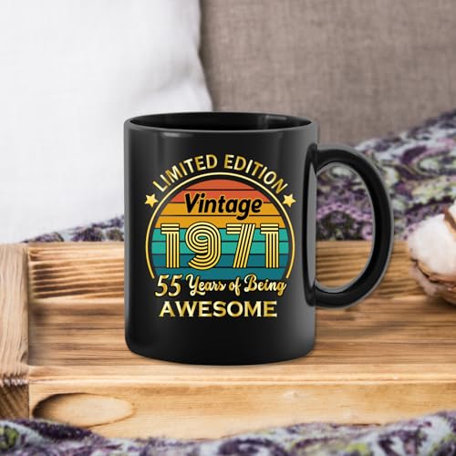 55th Birthday Gifts for Women Men (55-1971)