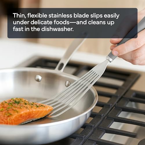 Fish Stainless Steel Spatula (Stainless Steel / Gray)