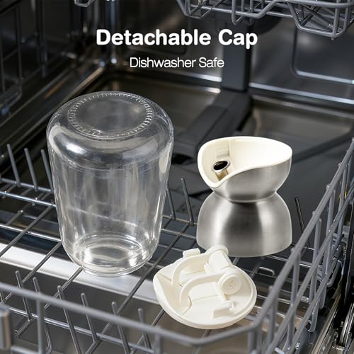 Olive Oil Dispenser Oil Bottle Set Salad Dressing Container (sliver)