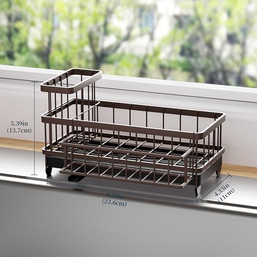 Sponge Holder for Kitchen Sink (Bronze / Large)