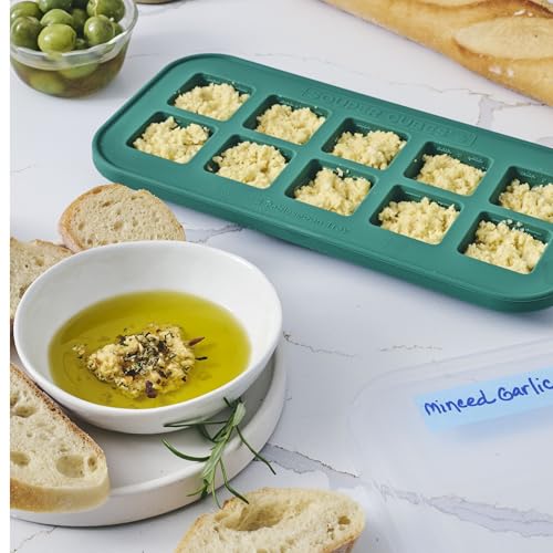 2 Tbsp Silicone Freezer Mold with Lid (1-Pack / Kale)