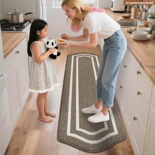 Long Kitchen Floor Mats and Rugs Non Slip Washable