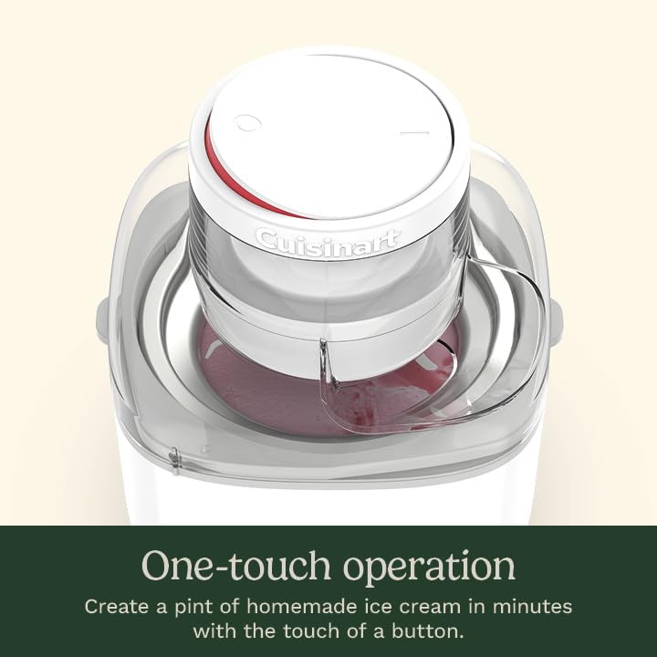 1 pt Wonder Ice Cream Maker (White / 1 Pint)
