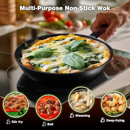 Carbon Steel Wok (Transparent/Black)
