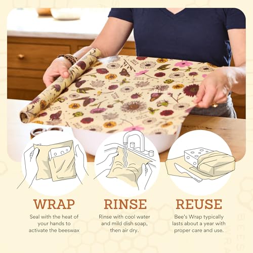 Beeswax Wrap Roll (Meadow Magic)