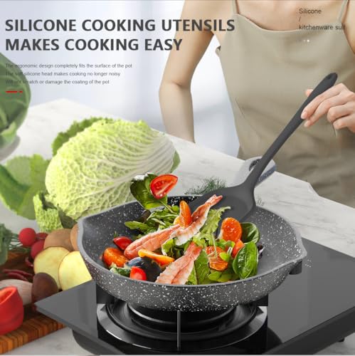 Silicone Cooking Utensils Set (Gray)