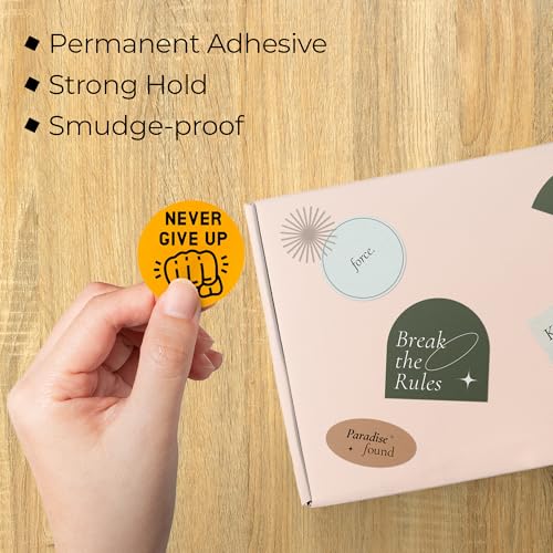 Orange Thermal Labels (Orange / 300 Stickers)