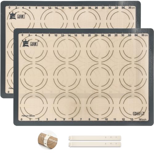 2 Pack Silicone Baking Mats (2PCS-GR)