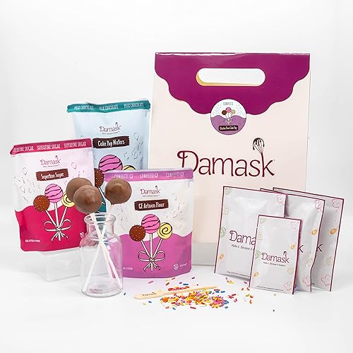 Gluten Free Confetti Cake Pop Kit (Gluten-Free Confetti Cake - Milk Chocolate Coating)