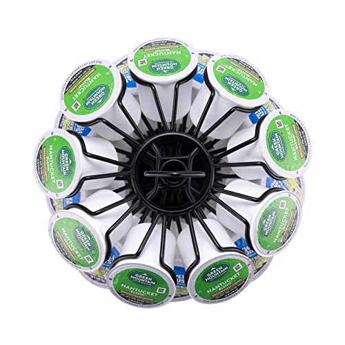 K Cup Storage Coffee Capsules Pod Holder Carousel Capsule Display Storage for k (3 tiers)