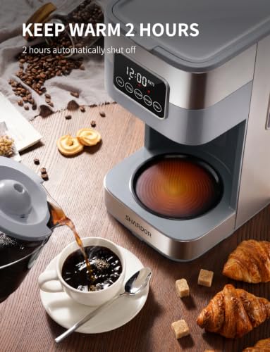 10 Cup Programmable Coffee Maker (Gray)