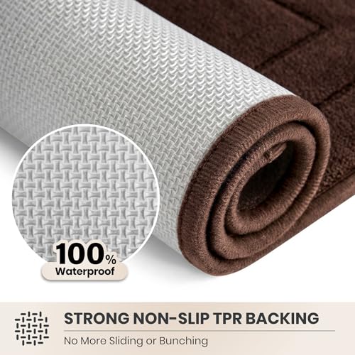 Hallway Runner Rug (Brown / 32" X 70" (Runner))