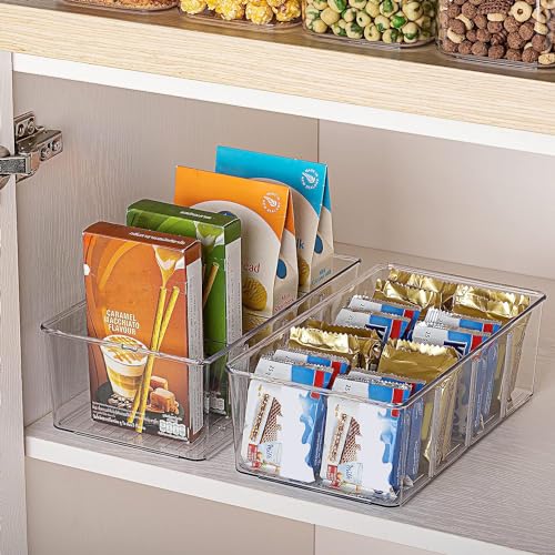 8 Pack Food Storage Organizer Bins (8pack)
