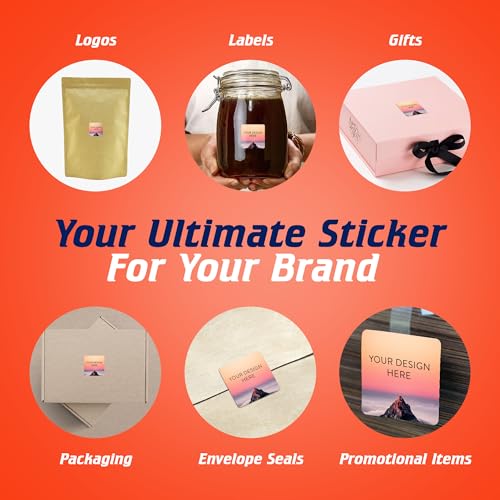 100 Custom Vinyl Stickers (100 Count)