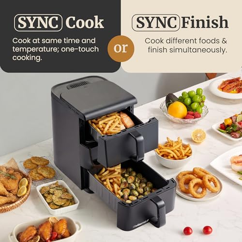 10.5Qt Dual Stacked Air Fryer (10.5 Quart)