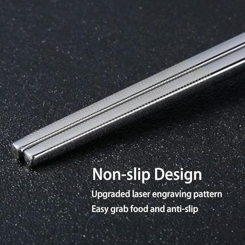 Stainless Steel Chopsticks 2 Pairs