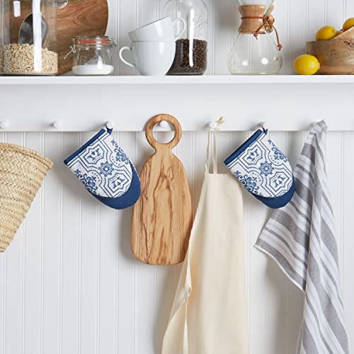Strie Medallion Mini Oven Mitt 2 (5.5"x8" / Strie Medallion)