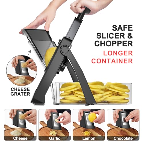 Safe Mandoline Slicer Plus (U4 Black)