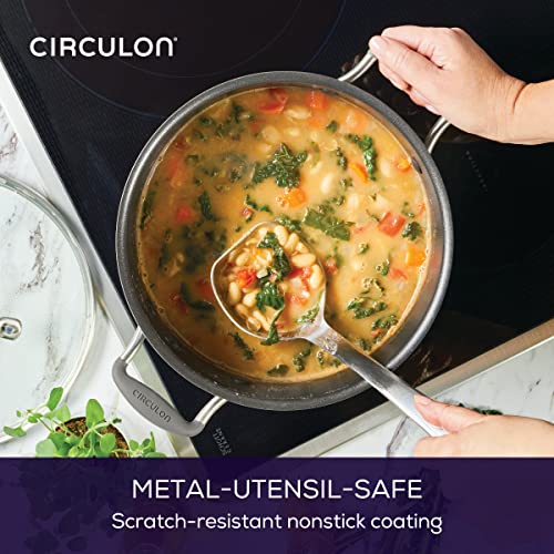 A1 Series Nonstick Induction Stockpot with Lid
