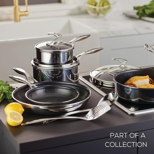 Clad Stainless Steel Cookware Pots and Pans and Utensil Set with Hybrid SteelShield and Nonstick Technology (Cookware Set (12 Piece))