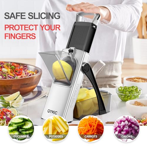 Safe Mandoline Slicer for Kitchen (S3 White)