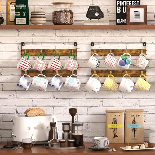 Wall Mount Coffee Mug Holder
