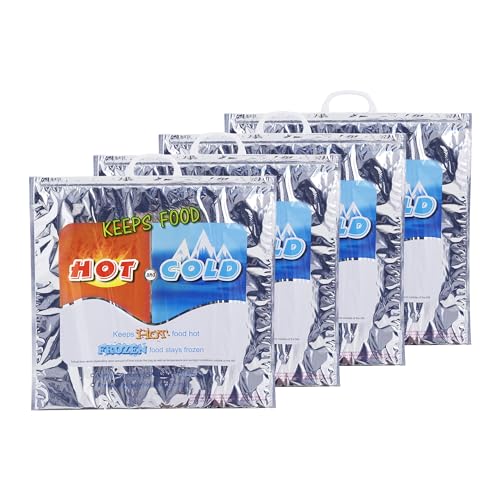 Hot and Cold Insulated Bags for Food Delivery (X-Large (Grocery Size))