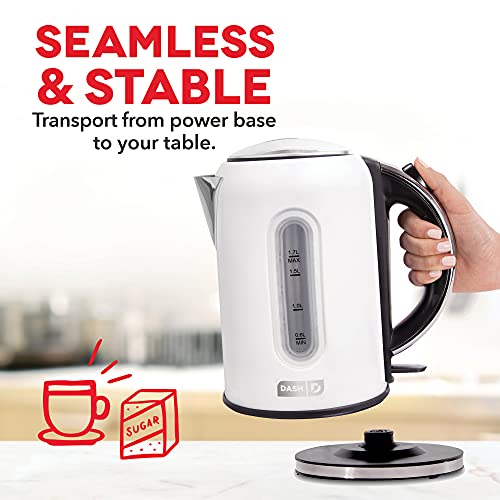 Rapid Kettle 1.7L Electric Kettle for Boiling Water (Matte White)