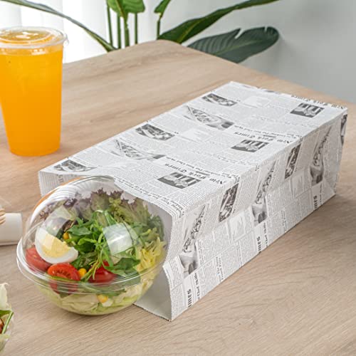 Bag Tek 8 Lb Disposable Lunch Bags (8 lb / Newsprint)