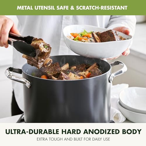 Valencia Pro 8QT Ceramic Nonstick Stock Pot