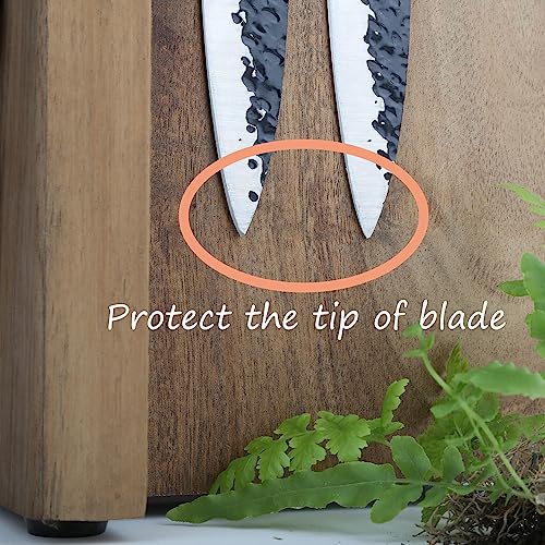 Magnetic Knife Block Knives Display Stable Board Holder Rack Magnetic Stands with Strong Enhanced Magnets on Both Sides Anti
