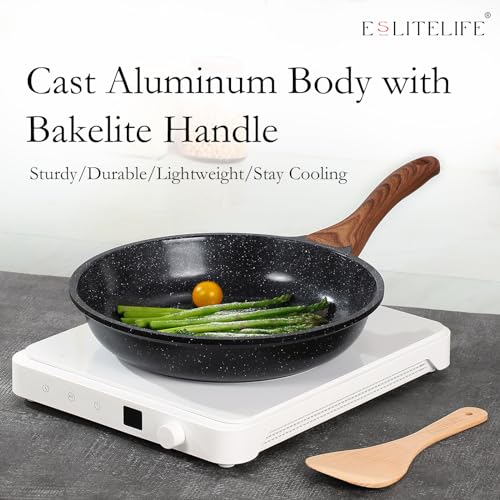 Nonstick Ceramic Frying Pan Skillet (11" / Black)
