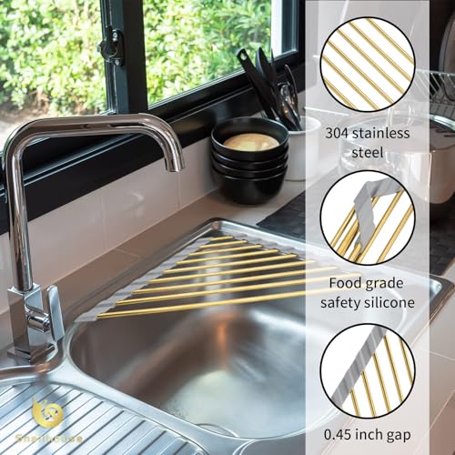 Small Triangle Roll Up Dish Drying Rack