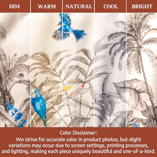 Double Oven Mitts 100% Cotton Double Oven Glove (021 - Amazonia / 7" x 35" (Double Oven Mitt))