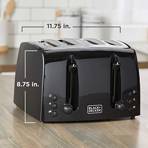 4 Slice Toaster with Extra (Black)