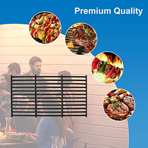Cast Iron Grill Grates for Char (19.5" x 31.5" for Char-Griller 1733)