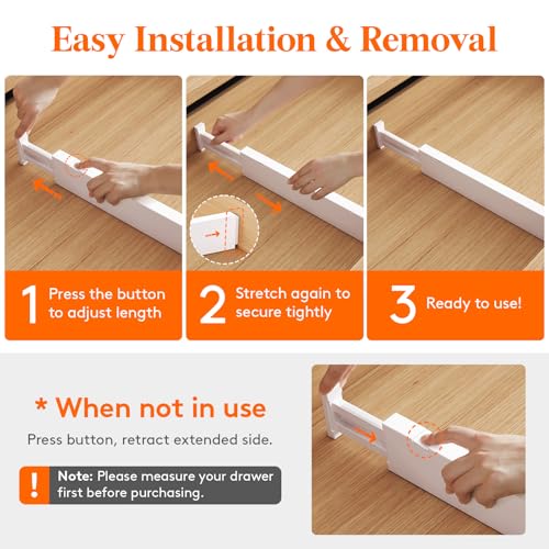 2.36" Upgrade Kitchen Drawer Dividers (5 Count)
