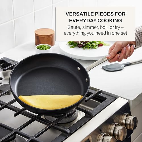 HA1 Nonstick Fry Pan Set with lids (10" + 12" Fry Pan Set)