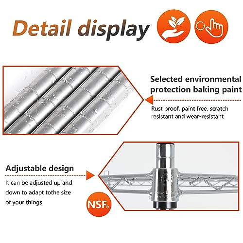 5 Tier Wire Shelf