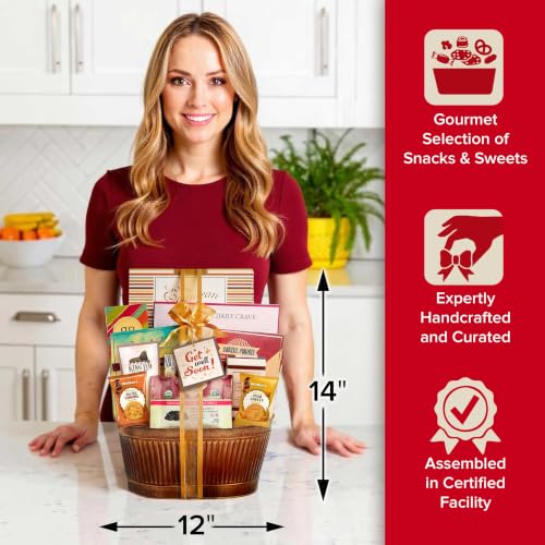 Get Well Soon Grand Gourmet Gift Basket & Care Package