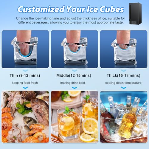 Under Counter Ice Maker (120Lbs/24-Y40FA)