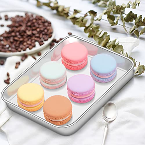 Baking Sheet with Rack Set [2 Sheets + 2 Racks] (9 inch)