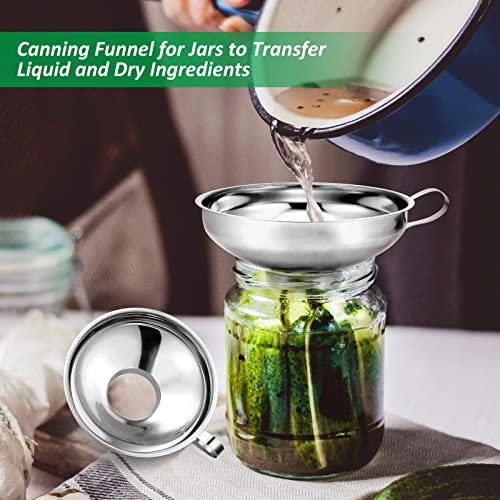 Canning Funnel with Strainer