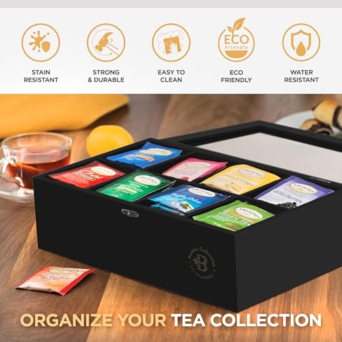 Tea Bag Organizer (Black)