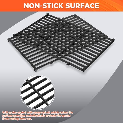 7638 7639 Grill Grates Replacement for Weber Spirit 300 Series (17.5" Weber Spirit 300 GS4 II 300)