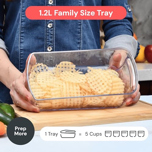 Pro Original Vegetable Chopper & Mandoline Slicer Kitchen Gadget (White / 8 in 1)