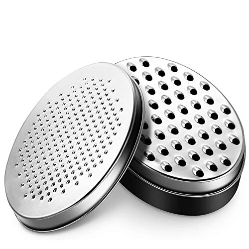 Cheese Grater Citrus Lemon Zester with Food Storage Container & Lid