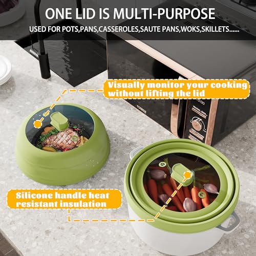 Microwave Splatter Cover (Green / 9 inch)